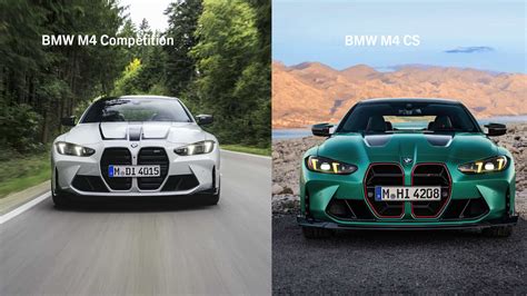 Comparison: 2025 BMW M4 CS vs. M4 Competition