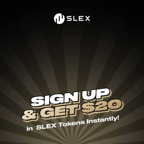 Slex io on Twitter: "🔥 Sign Up for SLEX Exchange and Receive $20 in ...