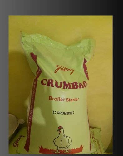 Crumbs Godrej Boiler Starter Poultry Feed 50kg At 2040 Bag In