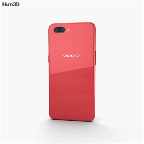 Oppo A3s Red 3D model - Electronics on Hum3D