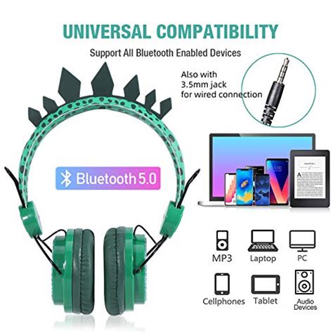 Kids Headphones Boys Wireless Bluetooth Headset Wmic Over On Ear For