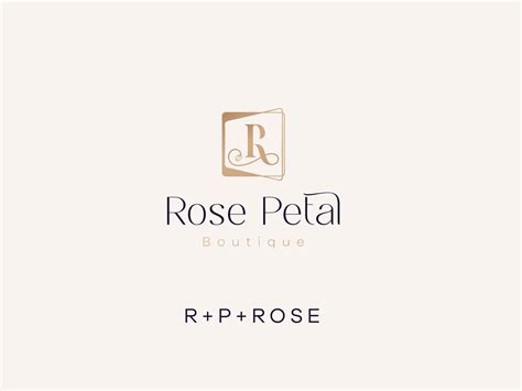 rose petal logo by Farjana Akter on Dribbble