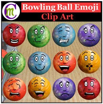 Bowling Ball Emoji Clipart | Sports Game Emotions Clip Art | Bowling ball, Emoji clipart, Bowling