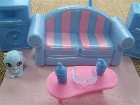 Vintage Polly Pocket Doll House Living Room Furniture Set T92 Etsy Uk