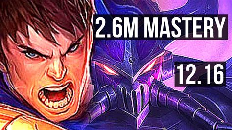 GAREN Vs KASSADIN MID 2 6M Mastery 8 1 4 500 Games Godlike KR