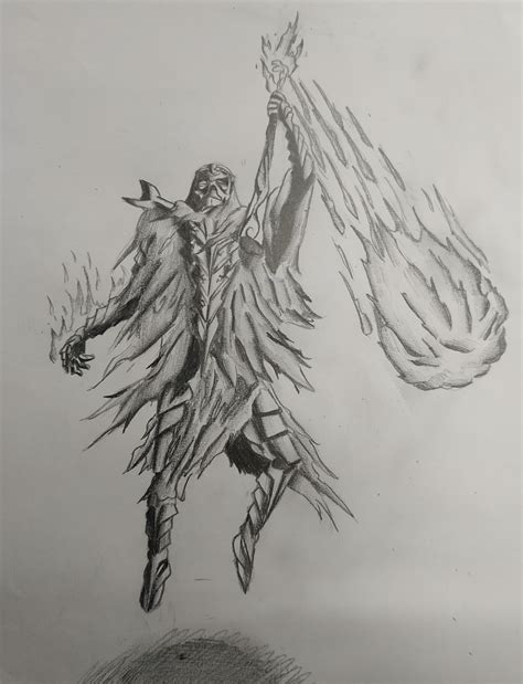 Drew Another Dragon Priest Because They Are Badass Rskyrim