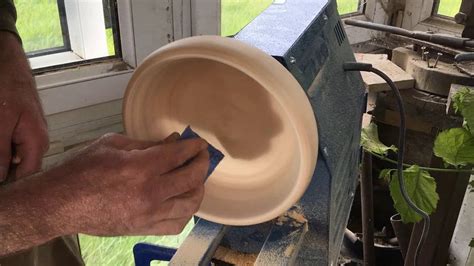 Turning My First Wooden Bowl From Wooden Beam To Bowl Youtube