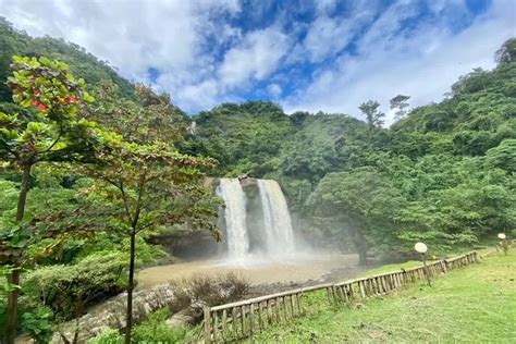 Curug Sodong Air Terjun Kembar Di Geopark Ciletuh Cuma 3 Jam Dari