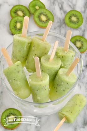 Paletas De Kiwi Food Hero Receta