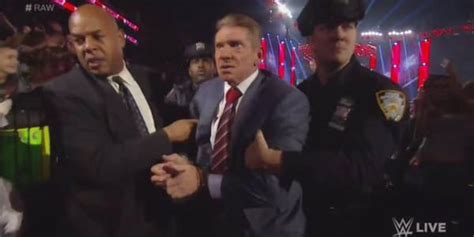 Vince McMahon Caps Off the Last 'Raw' of 2015 by Getting Arrested | Complex