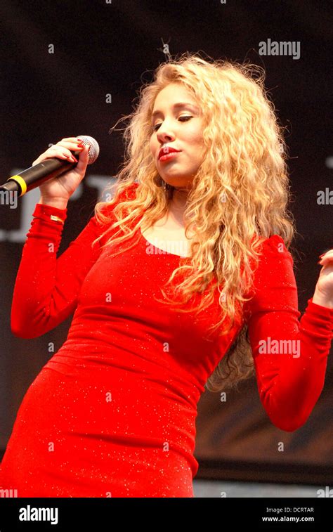 Haley Reinhart Performs At The Magnificent Mile 2011 Lights Festival