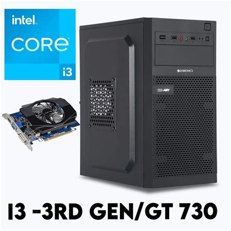 Intel Pre Build Desktop Pc With Gpu Powered By Intel I3 3rd Gen 4gb Gpu 8gb Ram H61 Nvme