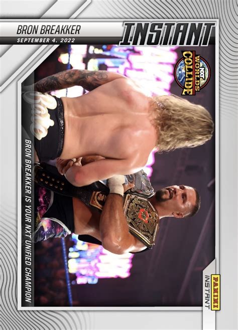 Wwe Panini Instant Bron Breakker Bron Breakker Is Your