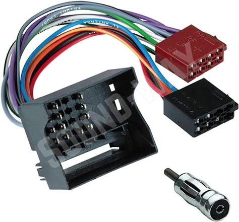 Sound Way Car Stereo Radio ISO Connector Adapter Harness Compatible