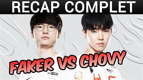 Faker Vs Chovy T Vs Geng R Cap Fr Highlights Youtube