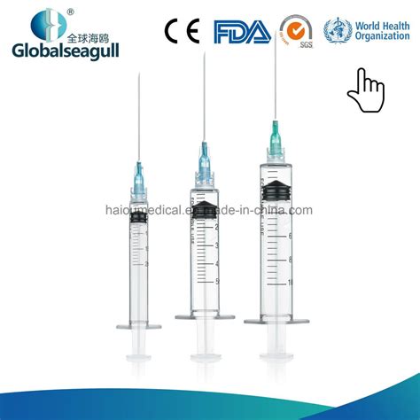 Chinese Factory Injection Device Disposable Sterile Syringe Luer Lock