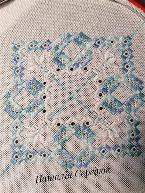 Hardanger Embroidery Hand Embroidery Art Crochet Lace Pattern