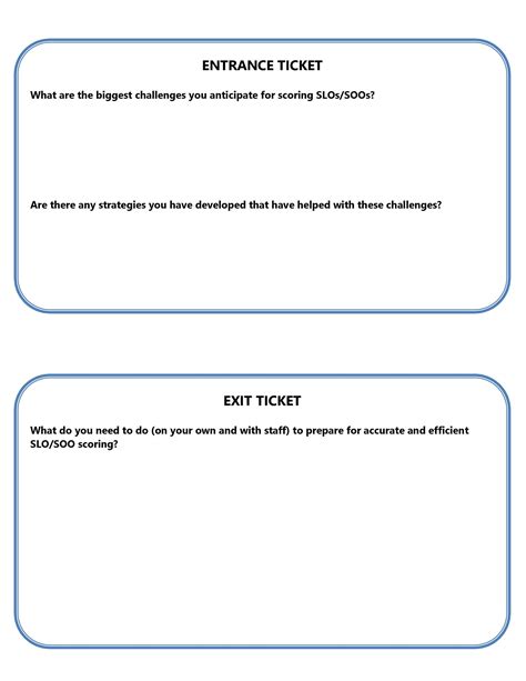 24 Printable Exit Ticket Templates Word And Pdf Templatelab