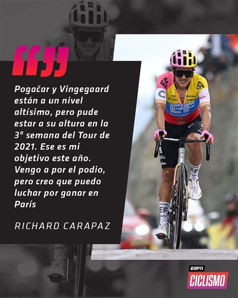 NEXTpanama On Twitter RT ESPNCiclismo Richard Carapaz Sabe Que Los