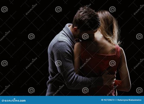 Kissing The Neck Stock Photo Image Of Friendship Kisses 92720672