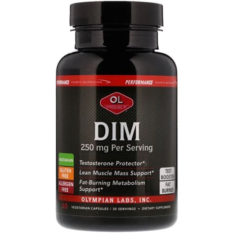 Olympian Labs Performance DIM 250 Diindolylmethane 30 Capsules