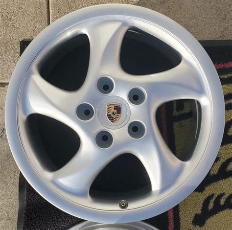 Just Restored Porsche Turbo Twist Hollow Spoke Wheels X X