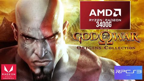 God Of War Origin Collection RPCS3 RYZEN 5 3400G VEGA 11 16GB