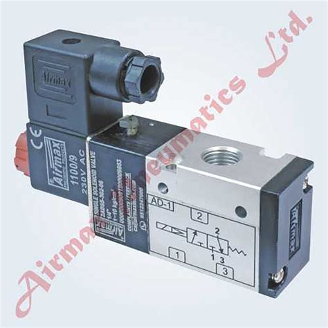 Airmax Way Single Solenoid Valve Model Name Number Adss At