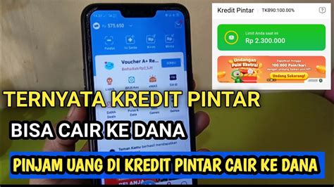 Terbukti Pinjam Uang Di Kredit Pintar Bisa Cair Ke Dana Youtube