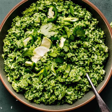 The Best Arroz Verde Mexican Green Rice Recipe Platings Pairings