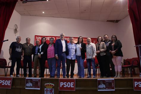 El PSOE presenta a José Agustín Reja como candidato a la alcaldía de