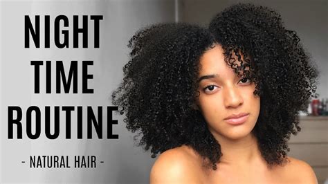 Quick And Easy Night Time Routine Natural Hair Abbiecurls Youtube