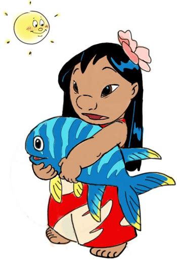 How To Draw Lilo From Lilo And Stitch With Easy Step By Step Drawing