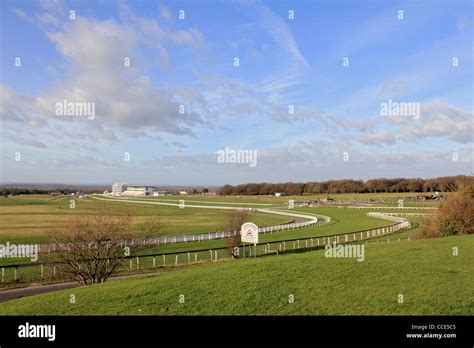 View Of Tattenham Corner On Epsom Downs The Home Of The Derby Horse