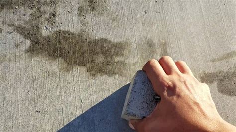 How To Remove OIL OR ANY STAIN FROM CONCRETE YouTube