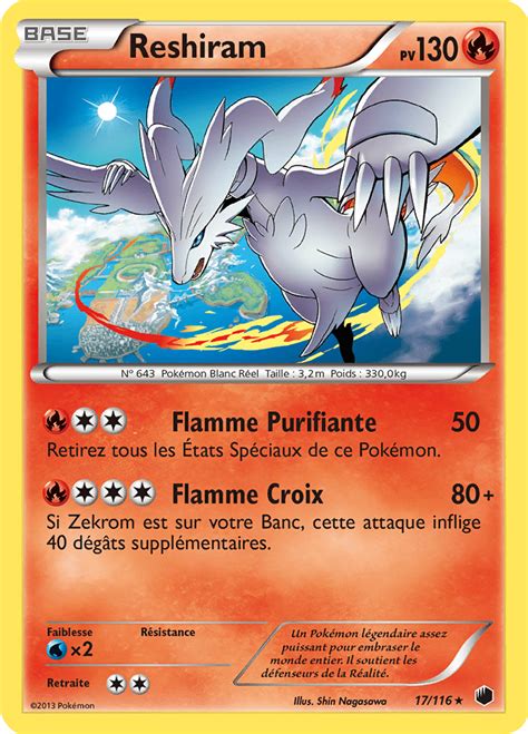 Reshiram NB Glaciation Plasma 017 Cards Hunter