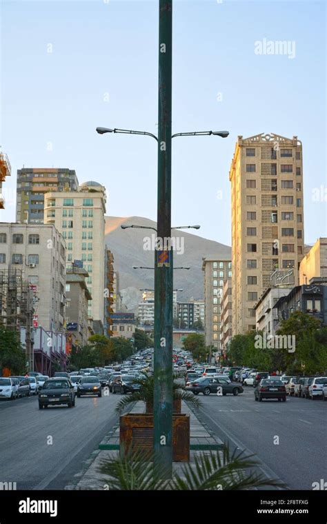 Tehran Iran Contemporary Apartment Buildings In North Tehran Stock