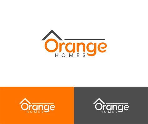 Upmarket Elegant Logo Design For Orange Homes By Liyana Design 18468668