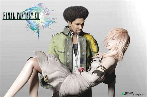 Lightning X Sazh Final Fantasy Xiii By Klang042541 On Deviantart