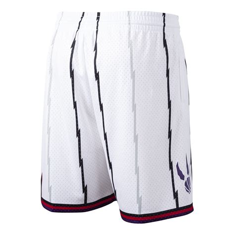 Mens Toronto Raptors 1998 Hardwood Classics Home Swingman Shorts By