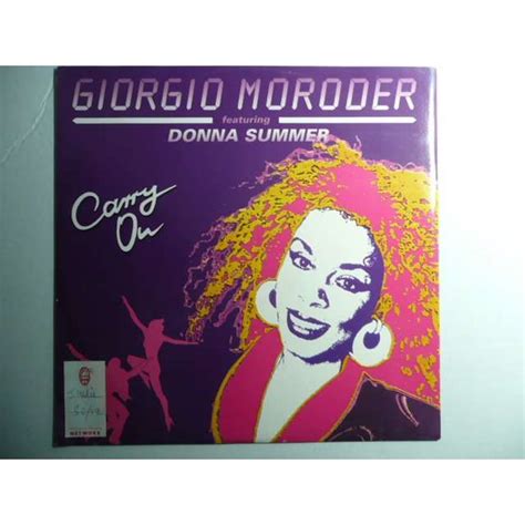 Giorgio Moroder Donna Summer Carry On Inch Rpm For Sale On