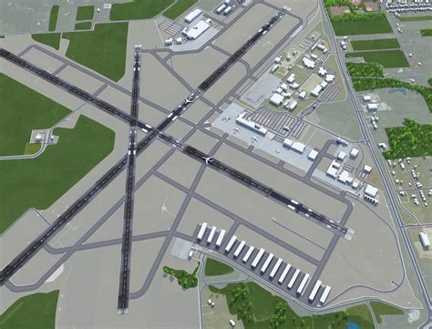 Abraham Lincoln Capital Airport Springfield 10km - 3D Model by 3dstudio