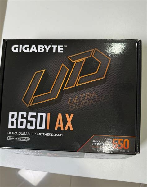 Gigabyte B650i Ax Am5 Mini Itx Gaming Motherboard Wifi Computers And Tech Parts And Accessories