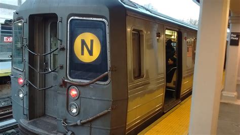 NYC Subway HD R68 R68A N Train Action YouTube