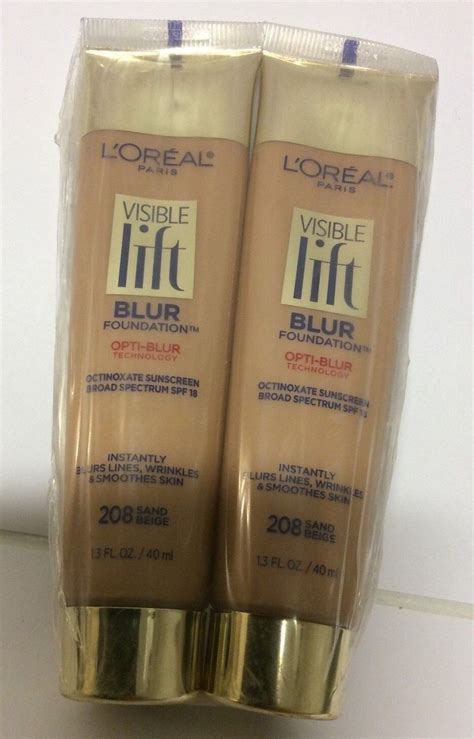 Loreal Paris Visible Lift Blur Foundation Sand Beige 208 13 Fl Oz For Sale Online Ebay