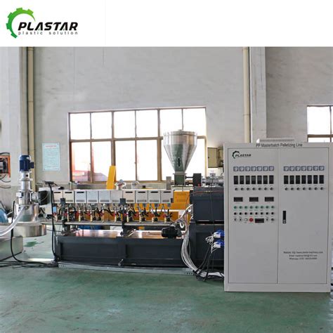 Pp Pe Caco3 Color Filler Masterbatch Compounding Extruder Pelletizing