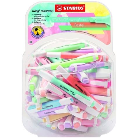 Stabilo Swing Cool Pastel Expositor De Marcadores Fluorescentes