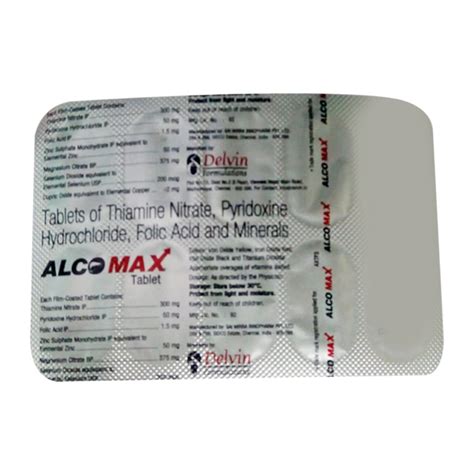 Buy ALCOMAX Tablet 10's Online at Upto 25% OFF | Netmeds