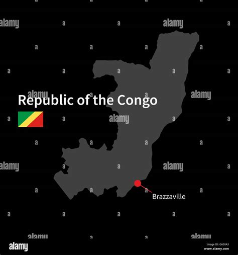 Mappa Dettagliata Della Repubblica Democratica Del Congo E La Citt