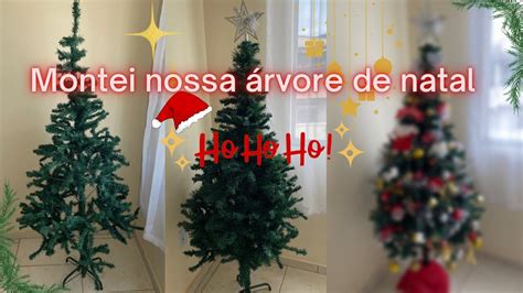 Montando a árvore de natal ficou linda como deixar árvore de natal